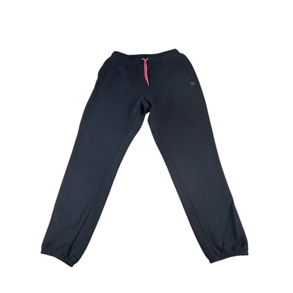 ZUMBA Wear Sweatpants Black Drawstring Joggers Women's Sz M Dance Workout Heart - Picture 2 of 10